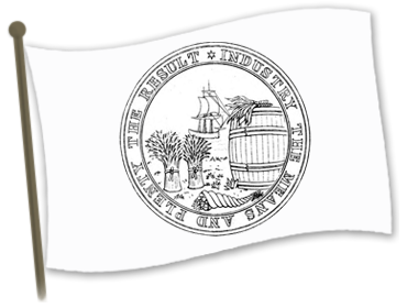 1850 Flag by Ladies of Frederick