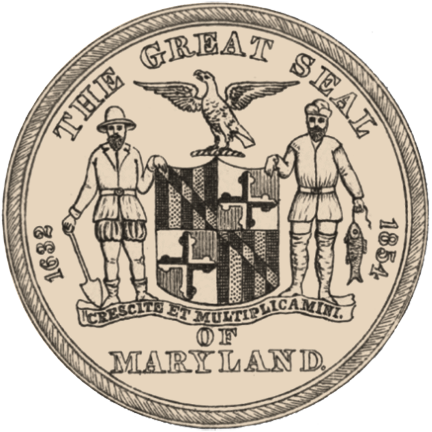 Great Seal of Maryland, 1854