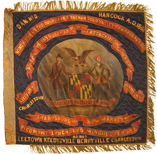 Maryland's Home Brigade flag, 1861